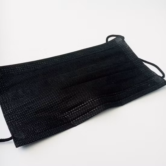 Desechable Quirúrgico Dental Negro 3ply 3 Capas Mascarilla Médica TypeIIR