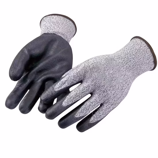 Guantes resistentes a la abrasión, antideslizantes, de ajuste cómodo, serie ultraduradera, recubiertos de nitrilo, resistentes a cortes